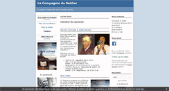 Desktop Screenshot of compagniedusablier.org
